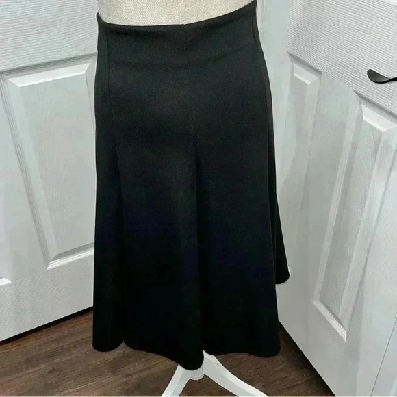 Vince Camuto black tiered midi skirt zip back polyester buisness wear versatile - Picture 12 of 12